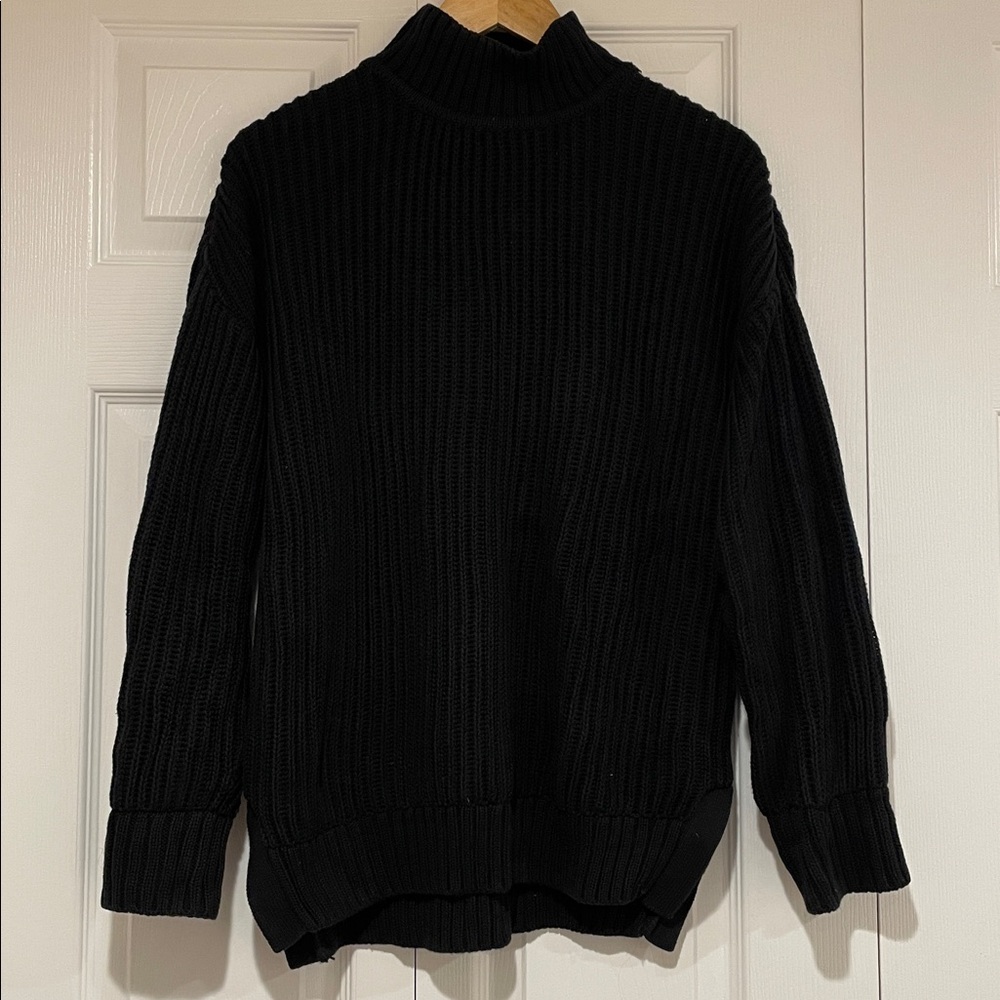 Able Black relaxed Tunic Sweater